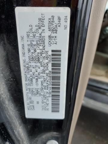5TBBT44164S440360 - 2004 TOYOTA TUNDRA ACCESS CAB SR5 BLACK photo 12