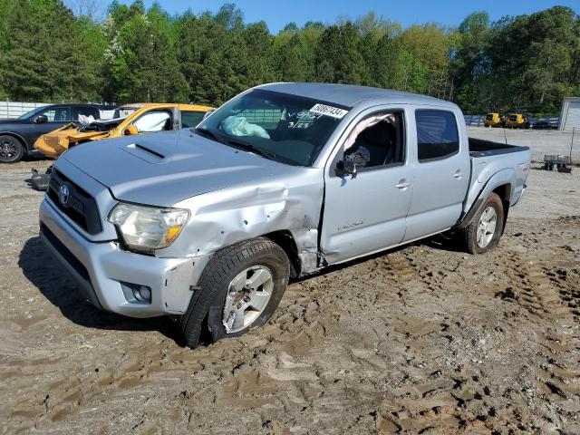 5TFJU4GNXDX028967 - 2013 TOYOTA TACOMA DOUBLE CAB PRERUNNER SILVER photo 1