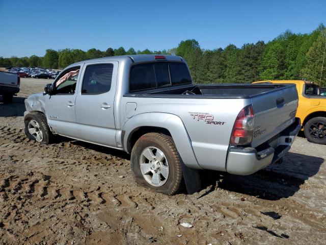 5TFJU4GNXDX028967 - 2013 TOYOTA TACOMA DOUBLE CAB PRERUNNER SILVER photo 2