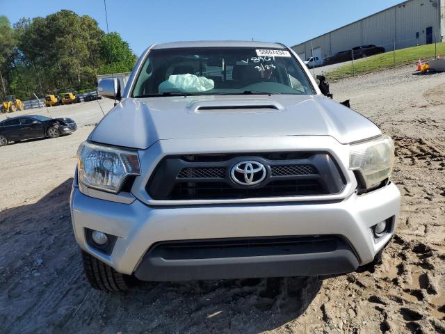 5TFJU4GNXDX028967 - 2013 TOYOTA TACOMA DOUBLE CAB PRERUNNER SILVER photo 5