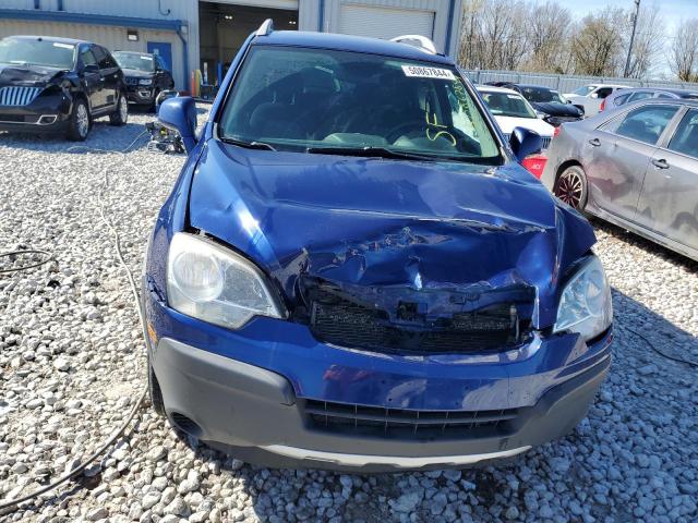 3GNAL1EK6DS543841 - 2013 CHEVROLET CAPTIVA LS BLUE photo 5