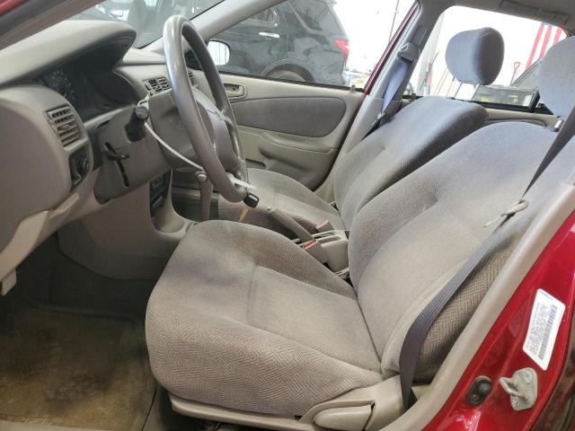 1Y1SK52872Z414583 - 2002 CHEVROLET GEO PRIZM BASE RED photo 7