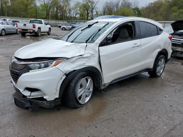 3CZRU6H75KM714684 - 2019 HONDA HR-V EXL WHITE photo 1