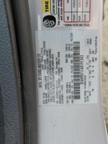 3FAHP07116R191343 - 2006 FORD FUSION SE SILVER photo 12