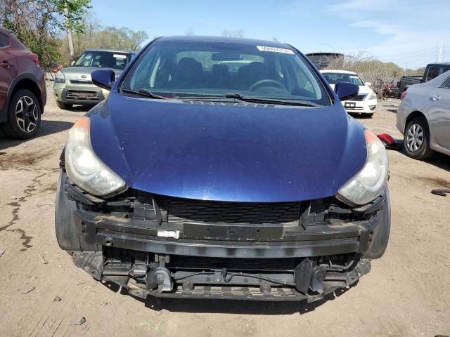 5NPDH4AE1DH154902 - 2013 HYUNDAI ELANTRA GLS BLUE photo 5