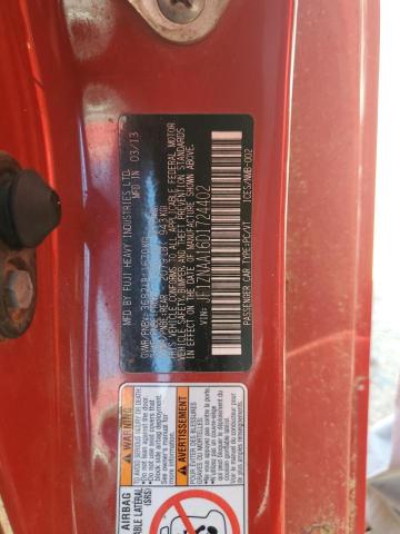 JF1ZNAA16D1724402 - 2013 TOYOTA SCION FR-S 红色 照片 13