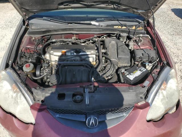 JH4DC53843C017506 - 2003 ACURA RSX RED photo 11