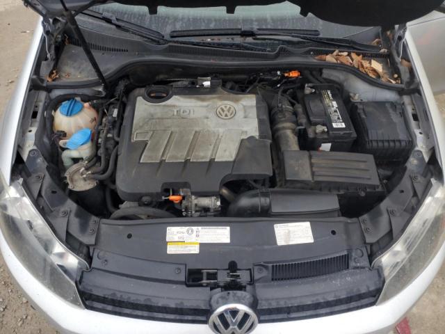 WVWMM7AJ4CW152080 - 2012 VOLKSWAGEN GOLF ვერცხლისფერი ფოტო 11
