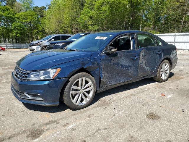 1VWLA7A32KC003797 - 2019 VOLKSWAGEN PASSAT WOLFSBURG BLUE photo 1