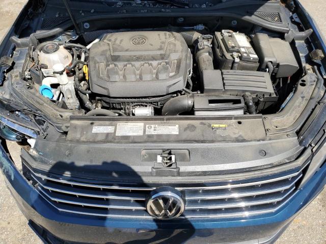 1VWLA7A32KC003797 - 2019 VOLKSWAGEN PASSAT WOLFSBURG BLUE photo 11