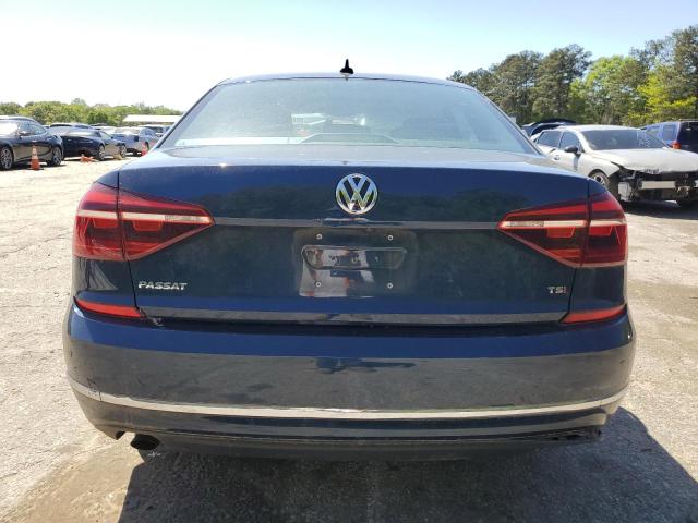 1VWLA7A32KC003797 - 2019 VOLKSWAGEN PASSAT WOLFSBURG BLUE photo 6