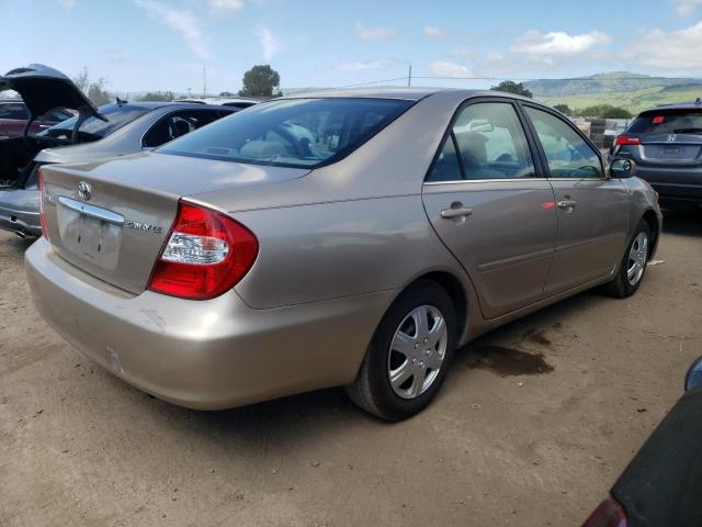 4T1BE32K92U003089 - 2002 TOYOTA CAMRY LE GOLD photo 3
