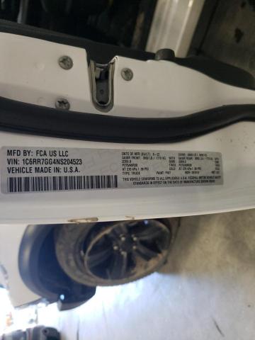 1C6RR7GG4NS204523 - 2022 RAM 1500 CLASS SLT თეთრი ფოტო 12