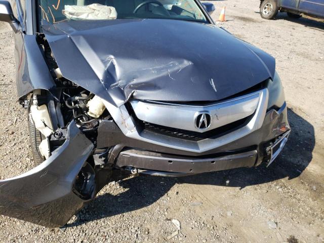 5J8TB1H58CA001619 - 2012 ACURA RDX TECHNOLOGY GRAY photo 9