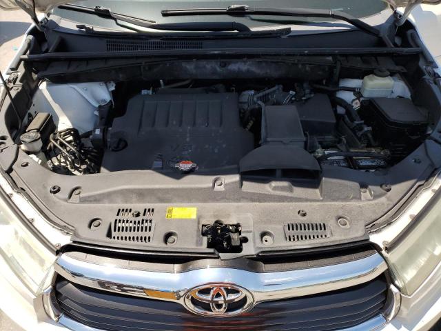 5TDKKRFH6FS105927 - 2015 TOYOTA HIGHLANDER XLE WHITE photo 12