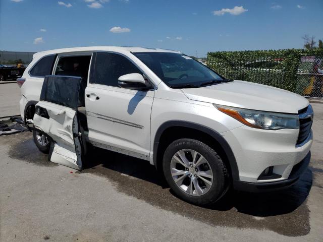 5TDKKRFH6FS105927 - 2015 TOYOTA HIGHLANDER XLE WHITE photo 4