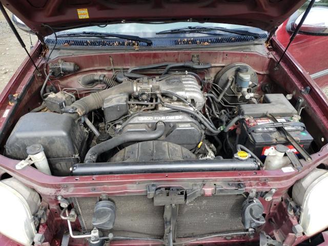 5TBRN34144S443227 - 2004 TOYOTA TUNDRA ACCESS CAB SR5 BURGUNDY photo 12