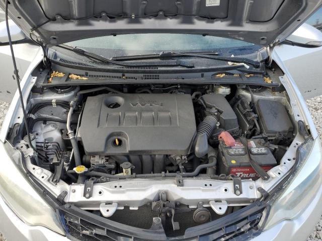 2T1BURHE1FC385567 - 2015 TOYOTA COROLLA L SILVER photo 11