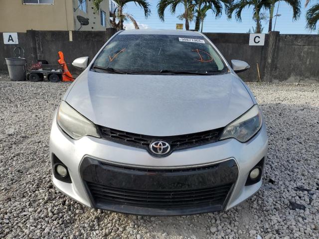 2T1BURHE1FC385567 - 2015 TOYOTA COROLLA L SILVER photo 5