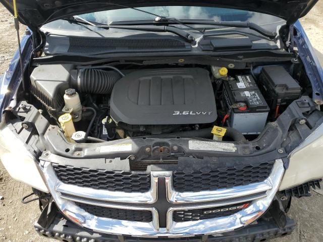 2C4RDGCG6CR241097 - 2012 DODGE GRAND CARA SXT BLUE photo 11