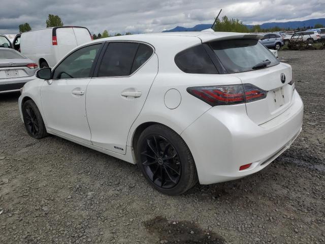 JTHKD5BH2B2016736 - 2011 LEXUS CT 200 WHITE photo 2