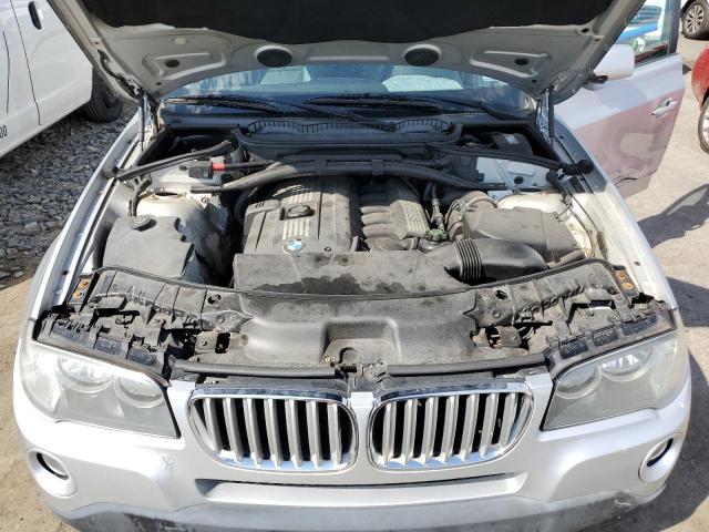 WBXPC93429WJ24812 - 2009 BMW X3 XDRIVE30I SILVER photo 12