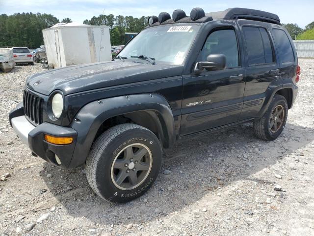 1J4GK38K33W516154 - 2003 JEEP LIBERTY RENEGADE BLACK photo 1