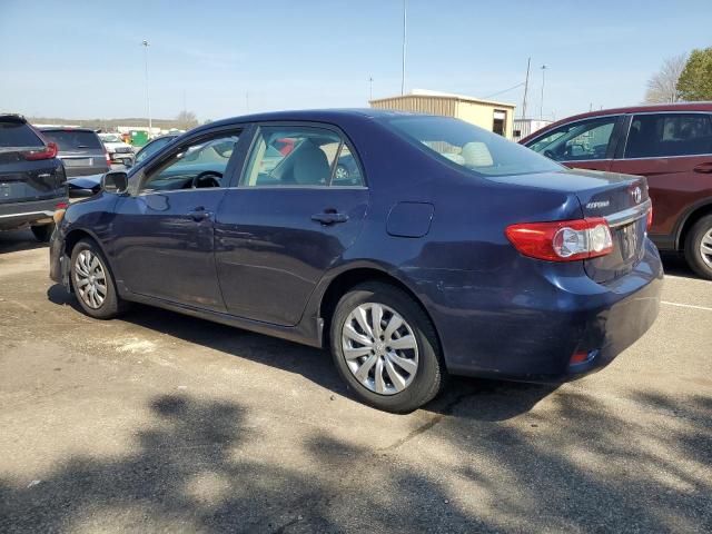 2T1BU4EEXDC008241 - 2013 TOYOTA COROLLA BASE BLUE photo 2