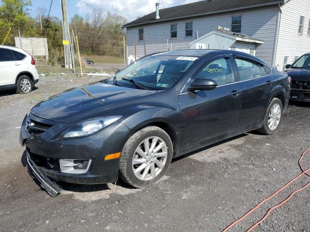 1YVHZ8DH6D5M02440 - 2013 MAZDA 6 TOURING GRAY photo 1