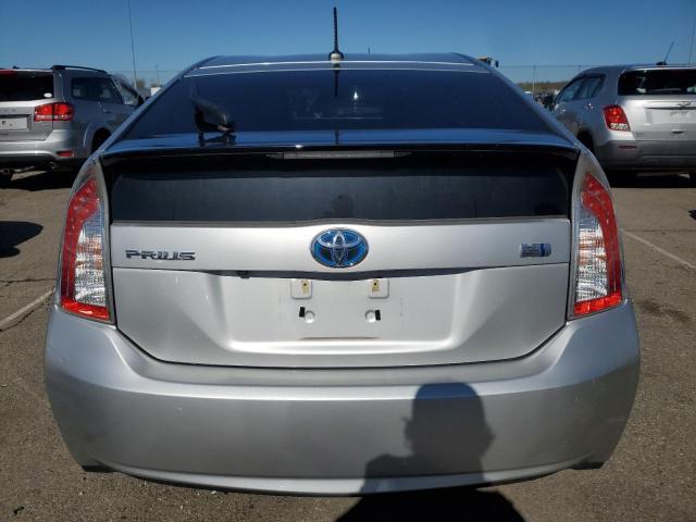 JTDKN3DU1E0387707 - 2014 TOYOTA PRIUS SILVER photo 6