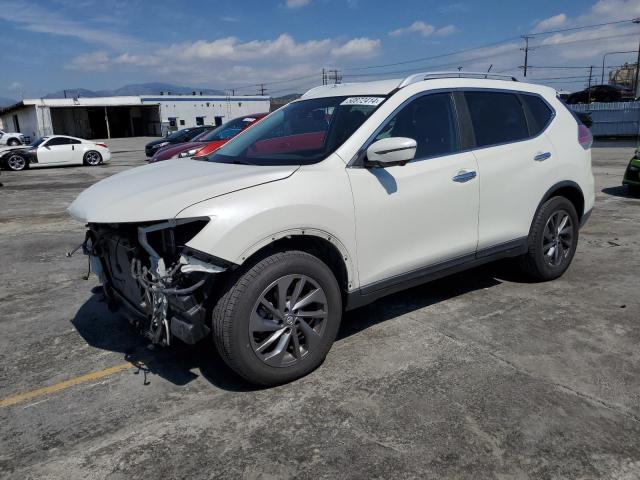 KNMAT2MT9GP737310 - 2016 NISSAN ROGUE S WHITE photo 1