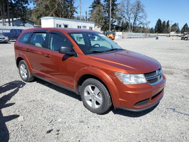 3C4PDCAB9DT537639 - 2013 DODGE JOURNEY SE ORANGE photo 4