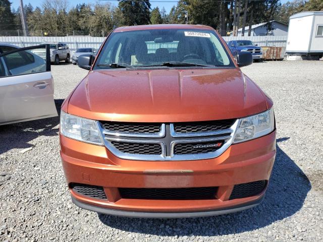 3C4PDCAB9DT537639 - 2013 DODGE JOURNEY SE ORANGE photo 5