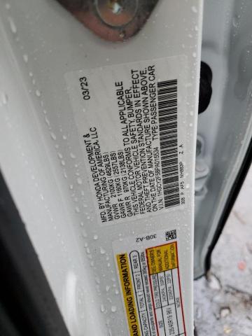 1HGCY2F58PA015534 - 2023 HONDA ACCORD HYBRID SPORT WHITE photo 12