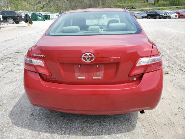 4T1BE46K69U398553 - 2009 TOYOTA CAMRY BASE RED photo 6