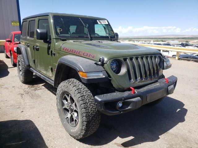 1C4JJXFM3LW309922 - 2020 JEEP WRANGLER RUBICON GREEN photo 1