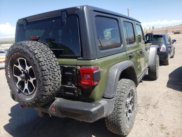 1C4JJXFM3LW309922 - 2020 JEEP WRANGLER RUBICON GREEN photo 4