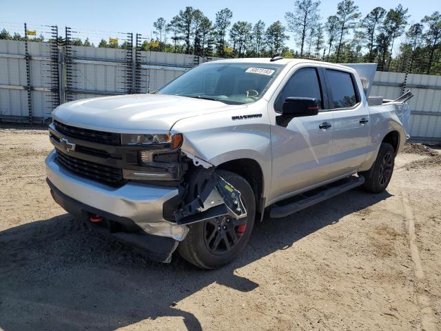 1GCPWDED6MZ420282 - 2021 CHEVROLET SILVERADO C1500 RST SILVER photo 1