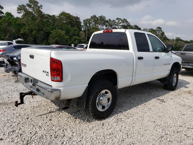 3D7KU28C74G221416 - 2004 DODGE RAM 2500 ST WHITE photo 3