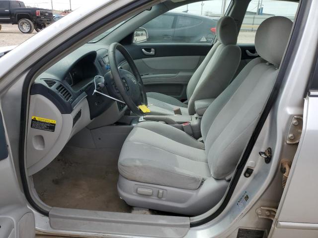 5NPET46F98H373536 - 2008 HYUNDAI SONATA GLS SILVER photo 7