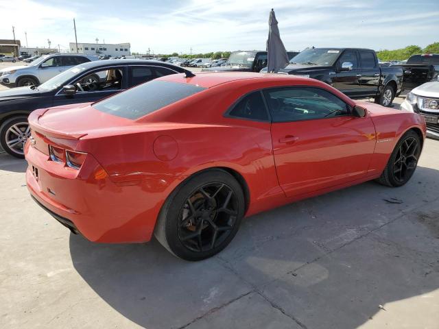 2G1FE1E33D9223755 - 2013 CHEVROLET CAMARO LS RED photo 3