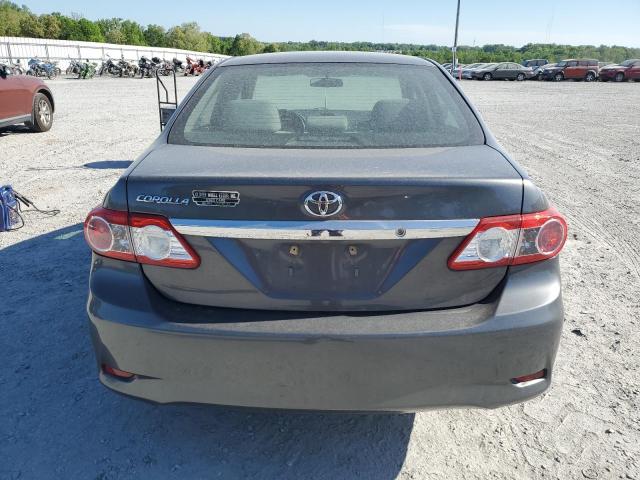 2T1BU4EE4DC118086 - 2013 TOYOTA COROLLA BASE GRAY photo 6