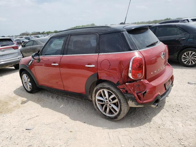 WMWZC3C55EWP27529 - 2014 MINI COOPER S COUNTRYMAN RED photo 2