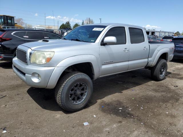 5TEMU52N96Z177294 - 2006 TOYOTA TACOMA DOUBLE CAB LONG BED SILVER photo 1