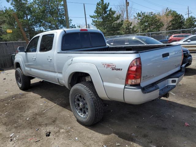 5TEMU52N96Z177294 - 2006 TOYOTA TACOMA DOUBLE CAB LONG BED SILVER photo 2