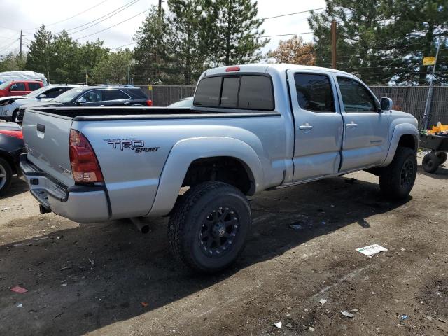 5TEMU52N96Z177294 - 2006 TOYOTA TACOMA DOUBLE CAB LONG BED SILVER photo 3