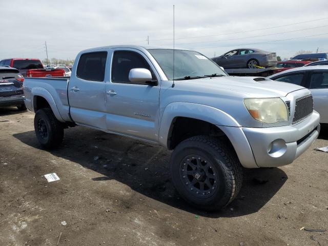 5TEMU52N96Z177294 - 2006 TOYOTA TACOMA DOUBLE CAB LONG BED SILVER photo 4