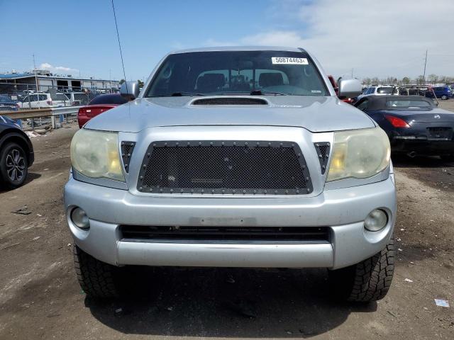 5TEMU52N96Z177294 - 2006 TOYOTA TACOMA DOUBLE CAB LONG BED SILVER photo 5