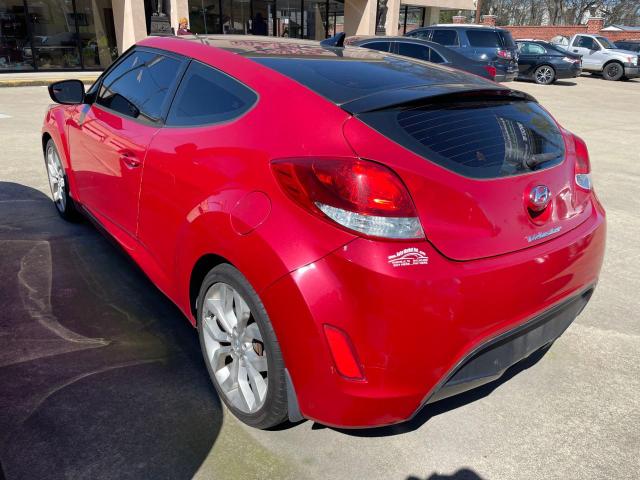 KMHTC6AD0FU238274 - 2015 HYUNDAI VELOSTER RED photo 3