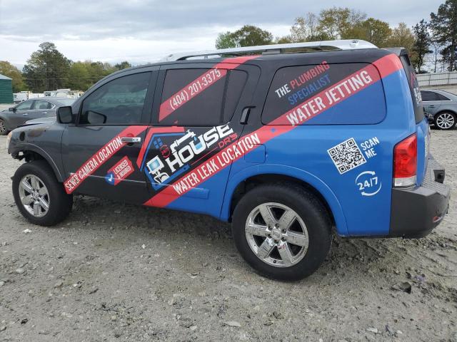 5N1BA0NE5BN606194 - 2011 NISSAN ARMADA PLATINUM ნაცრისფერი ფოტო 2